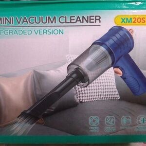 VACUUM CLEANER MINI XM20S LIGHTWEIGHT HANDHELD BLUE SILVER UPGRADED VERSION NIB
